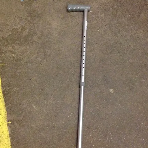 flat handle Aluminium cane