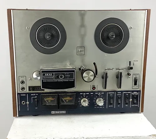 1970’s Dolby System Akai 4000D Stereo Reel to Reel Tape Recorder