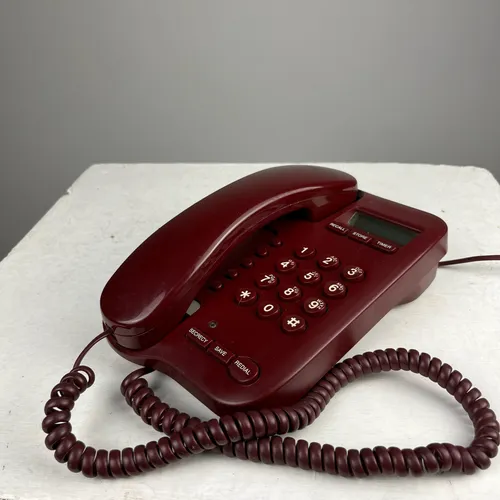 Maroon Red Telephone