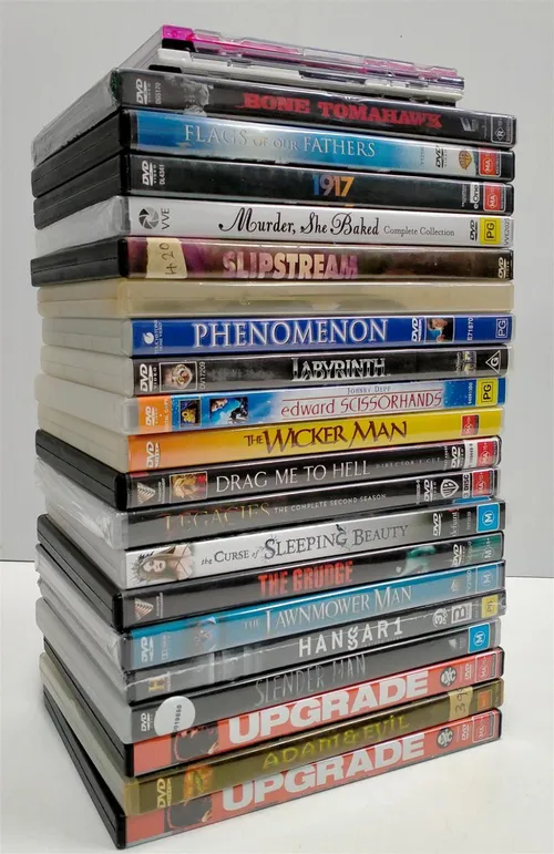 Quantity of DVDs