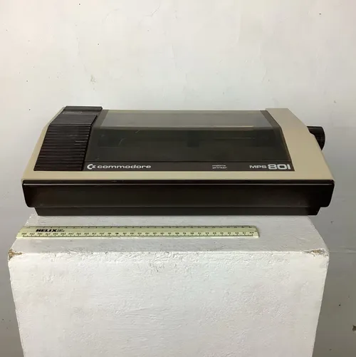 Beige and Brown Commodore MP 801 Printer