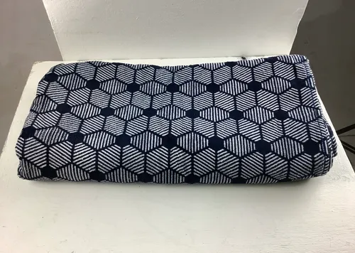 Black and white geometric fabric 