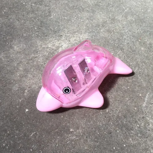Pink Dolphin Pencil Sharpener