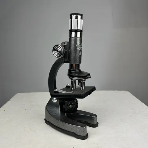 Black and Silver Microscope
