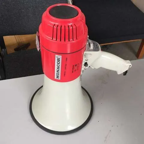 Red and Grey Monacor Megaphone