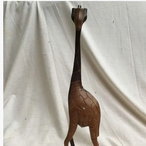 Wooden Giraffe Ornament 