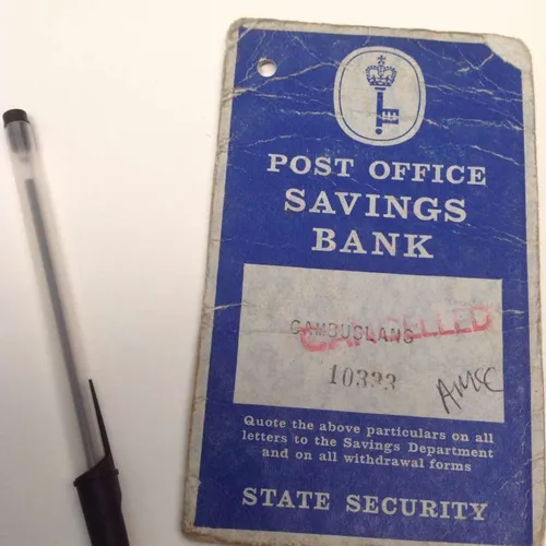 Post Office Savings Bank account book 1967 - 1974