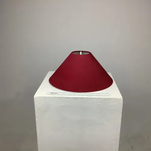 Medium Red Round Lampshade