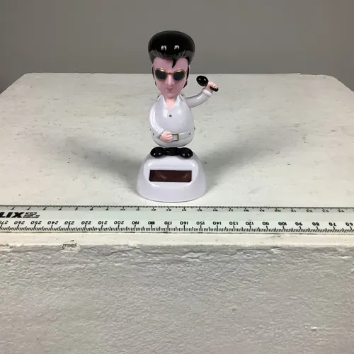 Small Solar Powered Elvis Figurine