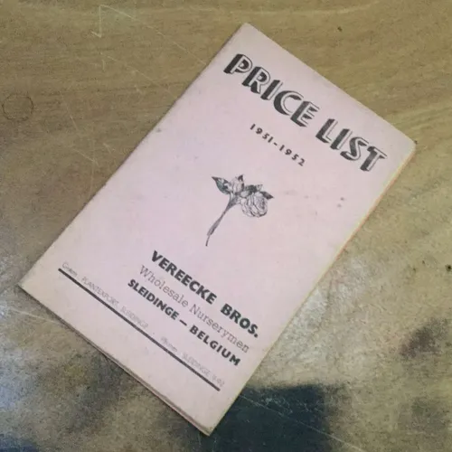 Vereecke Bros Price List