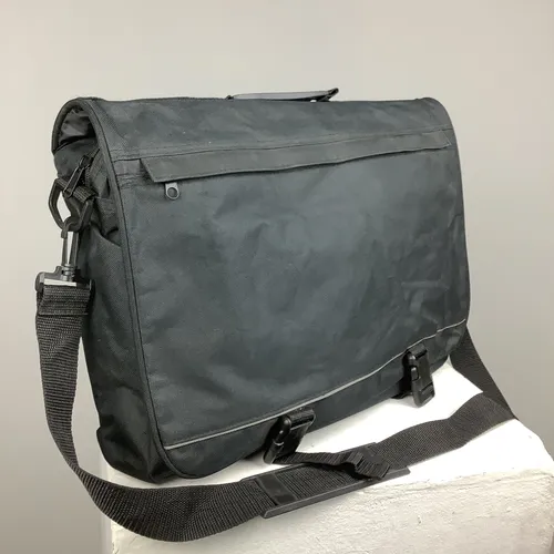Black Side Soft Satchel Bag
