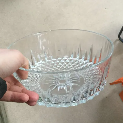 Cut glass bowl