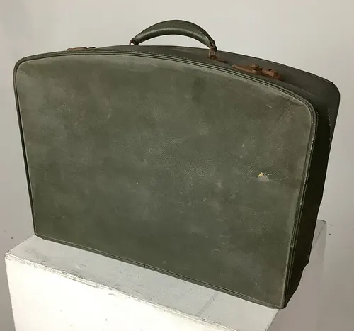 Period Green Luggage / Suitcase