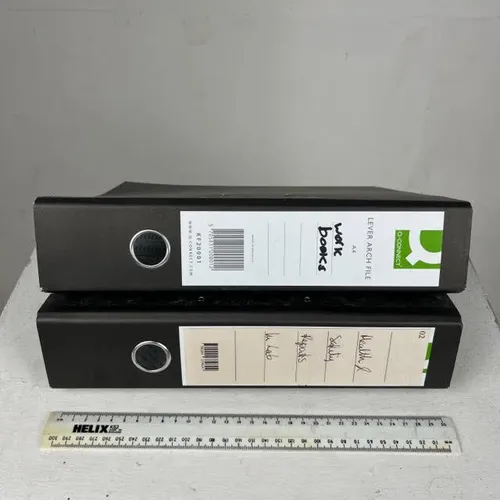 Black Ring Binder Folders