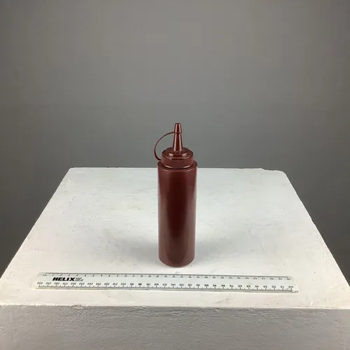 Brown Plastic Sauce Bottle 2