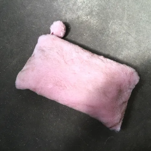 Pink Fluffy Pencil Case