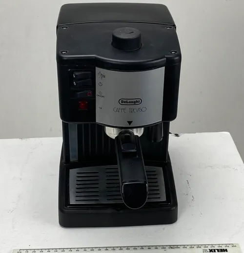 Black Delonghi Coffee Machine