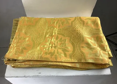 Gold and yellow fabric Curtains
