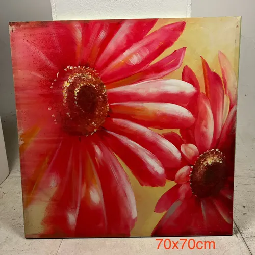 Square Flower Painting (70cm x 70cm)