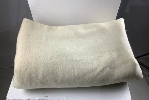 Cream woollen fabric