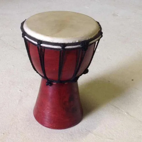 Small African Style Wooden Djembe Bongo Drum