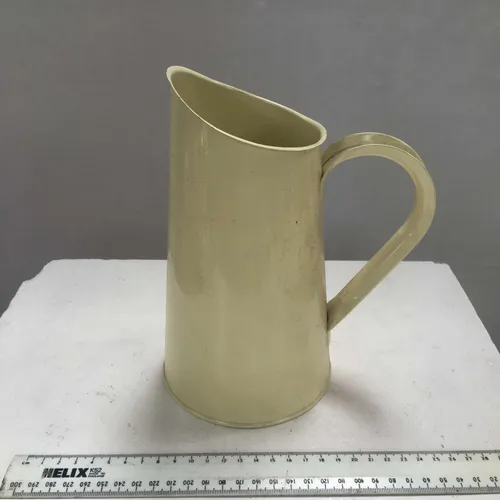 Cream Enamel Jug Pitcher
