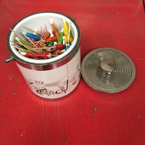 Ice Bucket with Mini Umbrellas