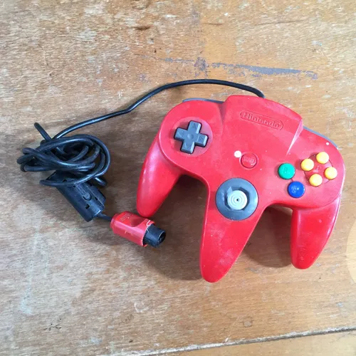 Red Nintendo N64 Controller
