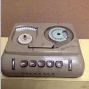 Period Grundig Stenorette in two tone brown