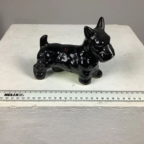 Ceramic Black Scottie Dog Ornament