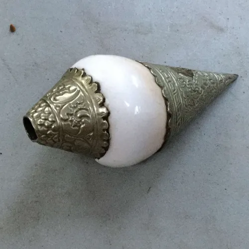 Shell with silver detail