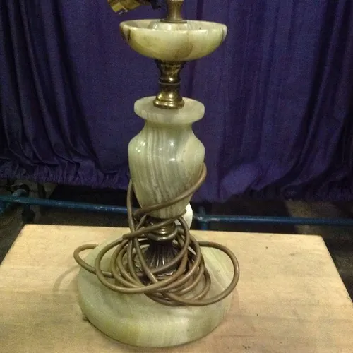 alabaster stick lamp base 2