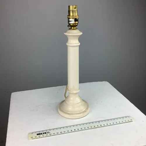 Marble Candlestick Lamp Base with gold fixture