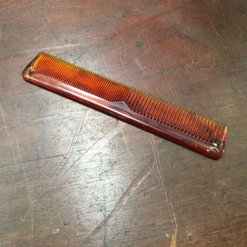 Brown Plastic Comb
