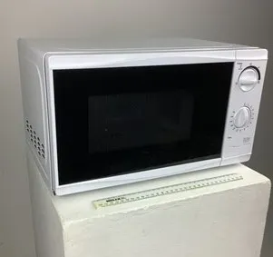 White and Black Microwave