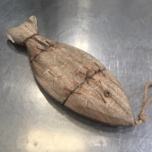 Decorative Carved Wood Fish