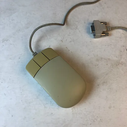 Computer Mouse Beige