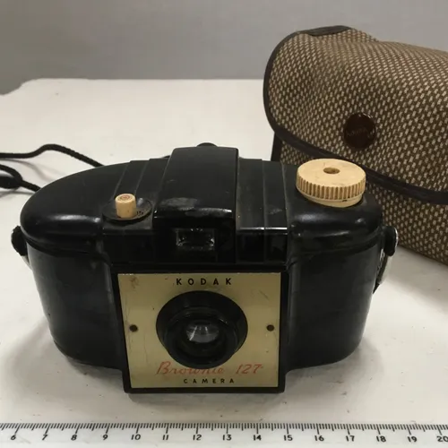 Kodak Brownie 127 Camera with case