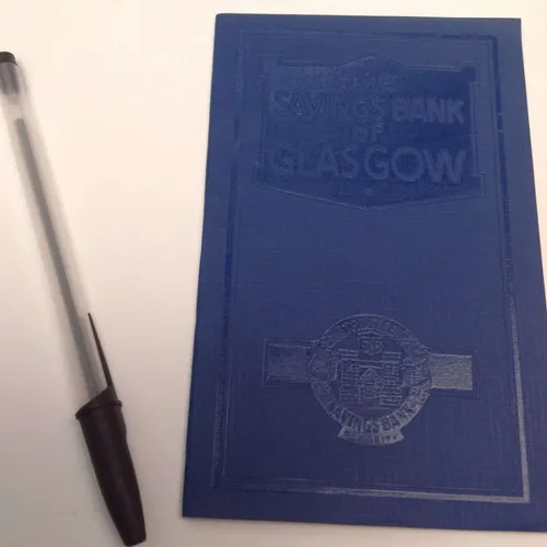 The Savings Bank of Glasgow account book 1972 - 1979