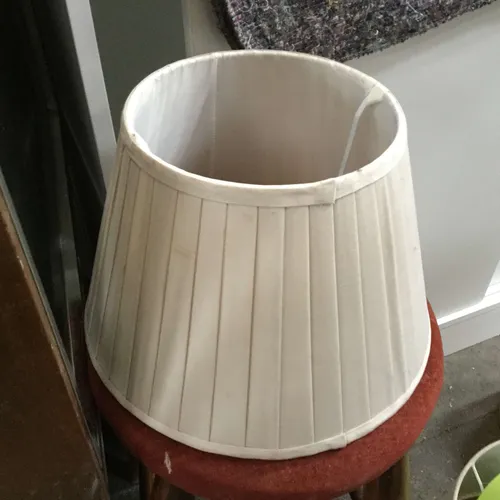 Cream Pleated Lampshade Lamp Shade