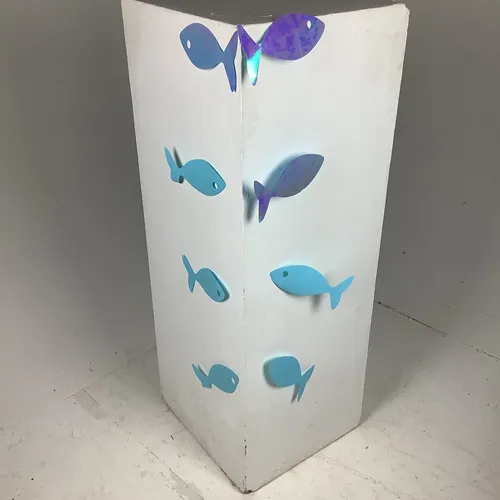 Hanging Blue Fish Bunting Decoration