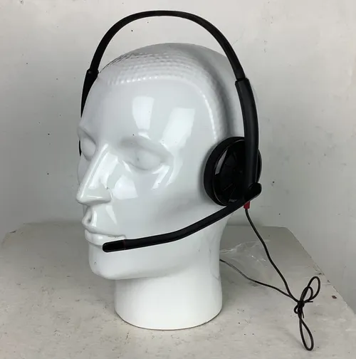 Black Over Ear Headphones / Headset with Microphone