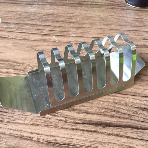 metal 6-slot toast rack with handles