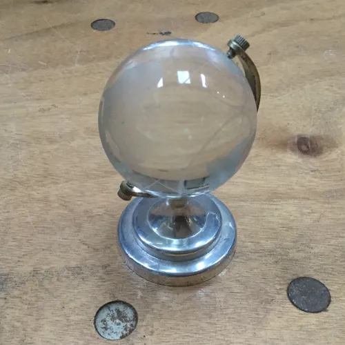Small glass globe ornament