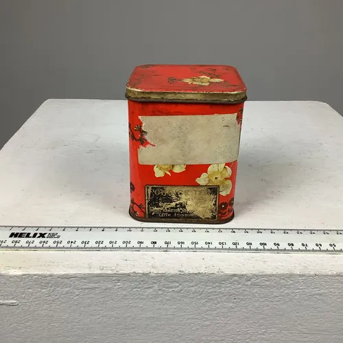 Vintage Floral Choices Tea Tin