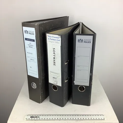 Assorted Black Lever Arch Files