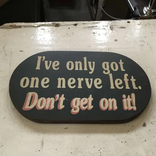 Bar satirical quote sign