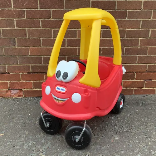 Red and Yellow Little Tikes Car