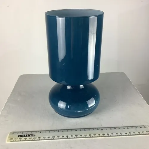 Blue Glass Table Lamp