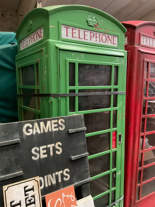 Green Telephone Box